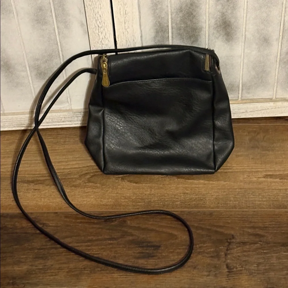 Classic Black Crossbody Shoulder Bag